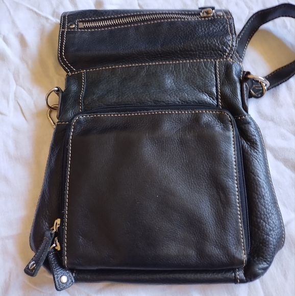 Vintage Fossil black crossbody bag - Picture 8 of 10